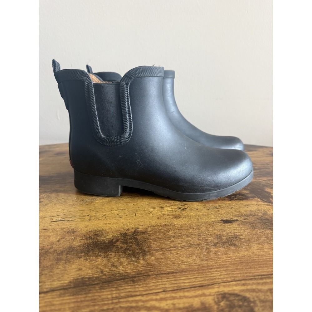 Chooka Delridge Chelsea Rain Boot in black Size 8
